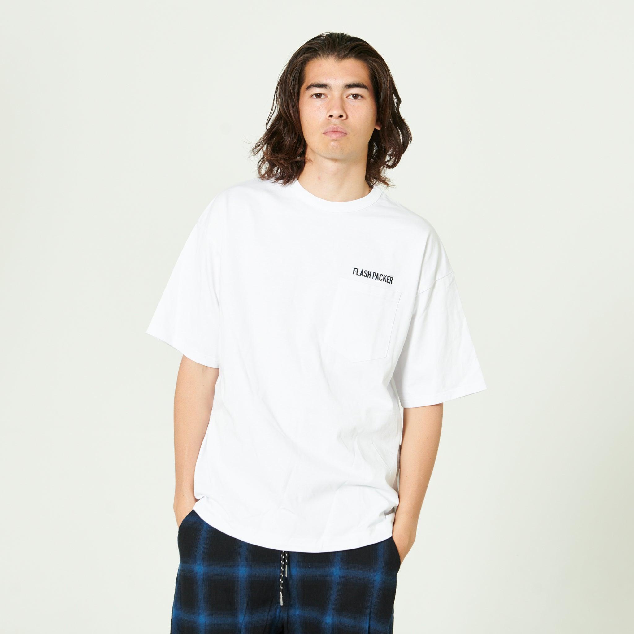 XPT-BKPK（バックWポケット TEE）WHITE - FLASH PACKER