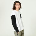 XPLT-SW（異素材ポケットL/S TEE）WHITE