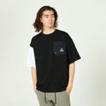 XPT-SW（異素材ポケット TEE）BLACK