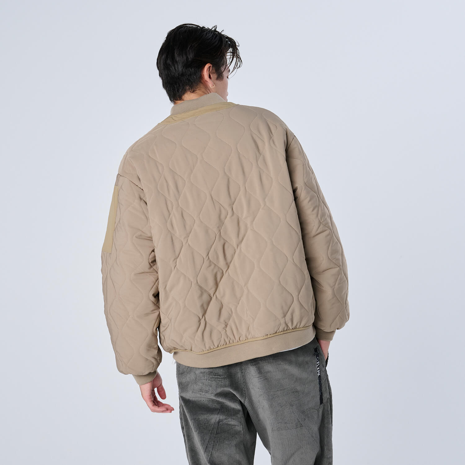 XJK-KILT（ストレッチ中綿キルティングジャケット）BEIGE - OUTERWEAR