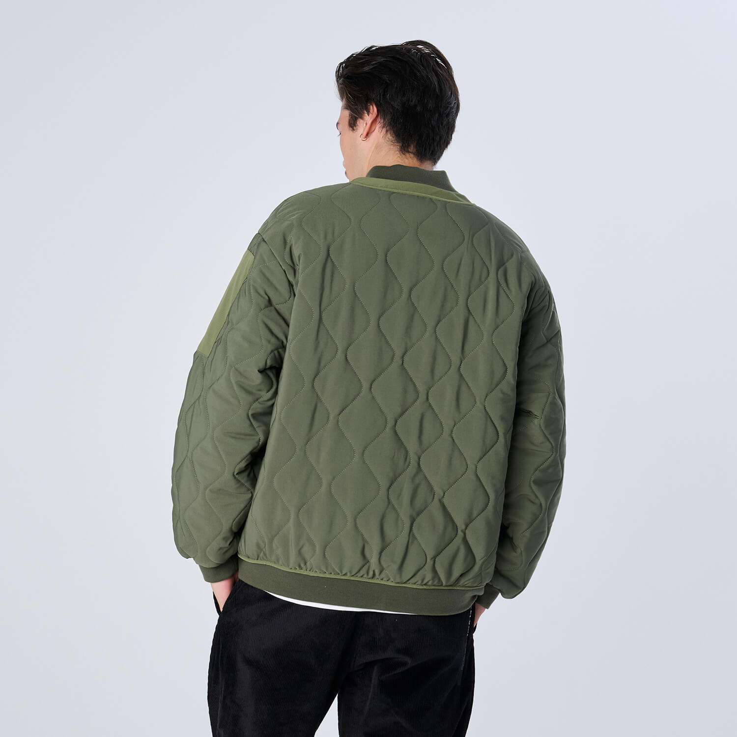 ⭐️新品未使用5(Ｌ)⭐️PGG パーリーゲイツ キルティングジャケット オリーブ XJK-KILT（ストレッチ中綿キルティングジャケット）OLIVE - OUTERWEAR