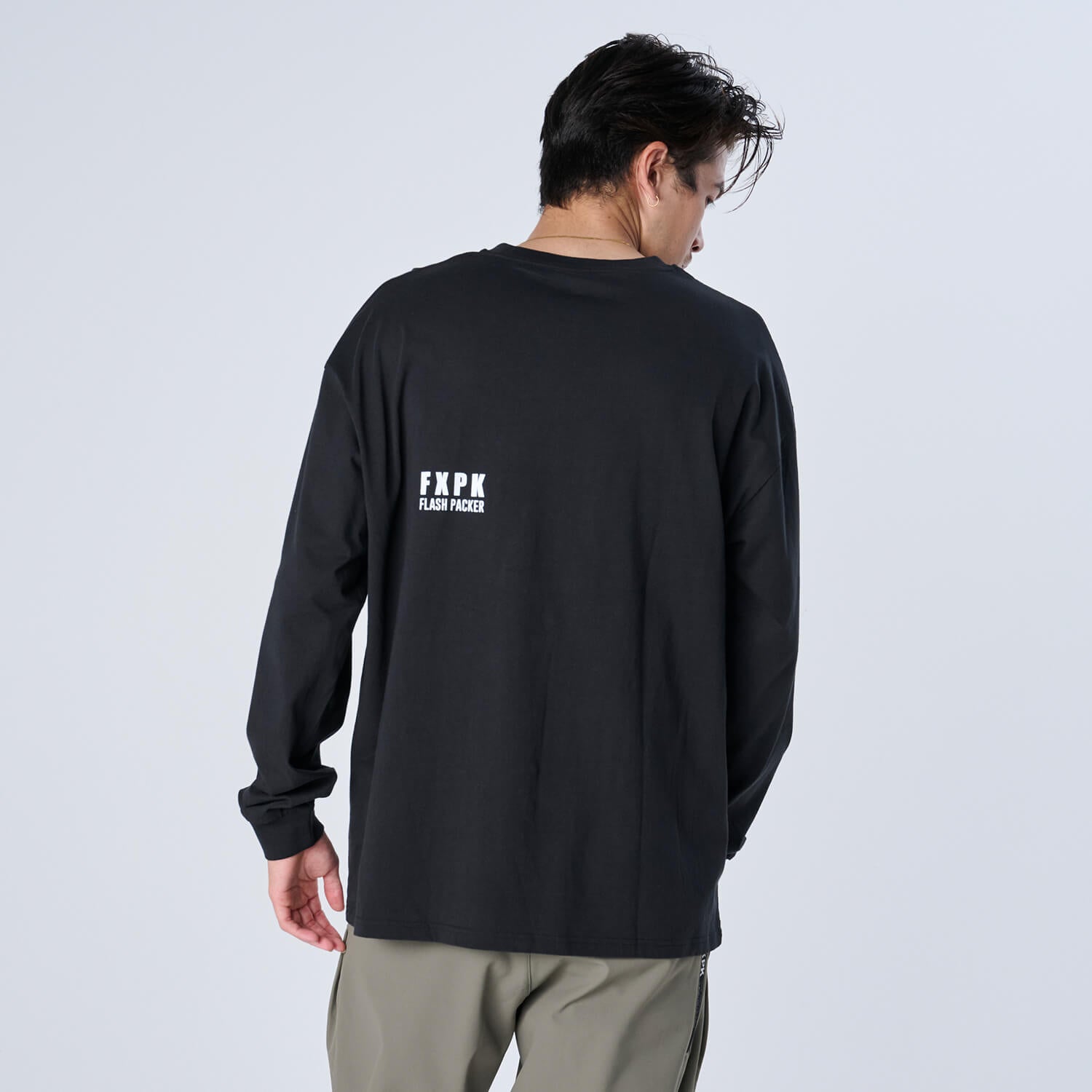 XLT-COL (DrySilkyCotton® ロングスリーブTシャツ）BLACK - SHIRTS