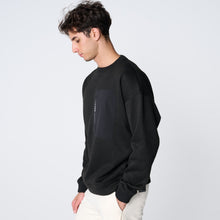 画像をギャラリービューアに読み込む, W-KNIT CREW（ダブルニットクルーネック）BLACK

