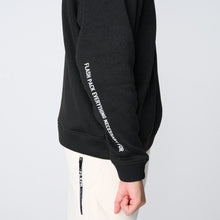 画像をギャラリービューアに読み込む, W-KNIT CREW（ダブルニットクルーネック）BLACK
