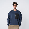 W-KNIT CREW（ダブルニットクルーネック）NAVY