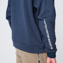 画像をギャラリービューアに読み込む, W-KNIT CREW（ダブルニットクルーネック）NAVY
