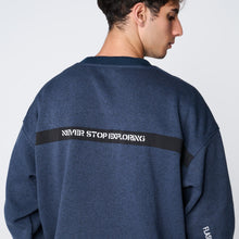 画像をギャラリービューアに読み込む, W-KNIT CREW（ダブルニットクルーネック）NAVY
