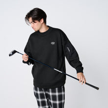 画像をギャラリービューアに読み込む, W-KNIT MOCK（ダブルニットモックネック）BLACK
