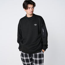 画像をギャラリービューアに読み込む, W-KNIT MOCK（ダブルニットモックネック）BLACK
