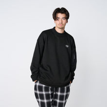 画像をギャラリービューアに読み込む, W-KNIT MOCK（ダブルニットモックネック）BLACK
