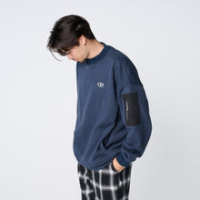 画像をギャラリービューアに読み込む, W-KNIT MOCK（ダブルニットモックネック）NAVY
