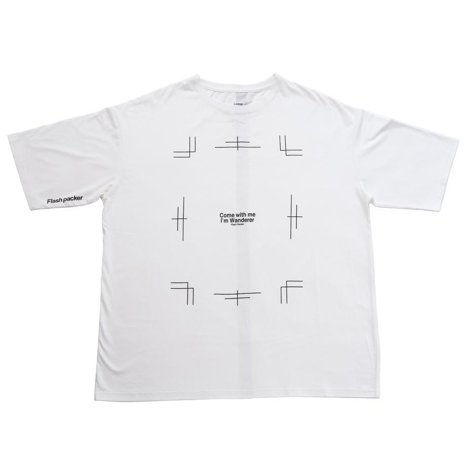 XBT-INSIDE (バンブー機能Tシャツ) WHITE - FLASH PACKER