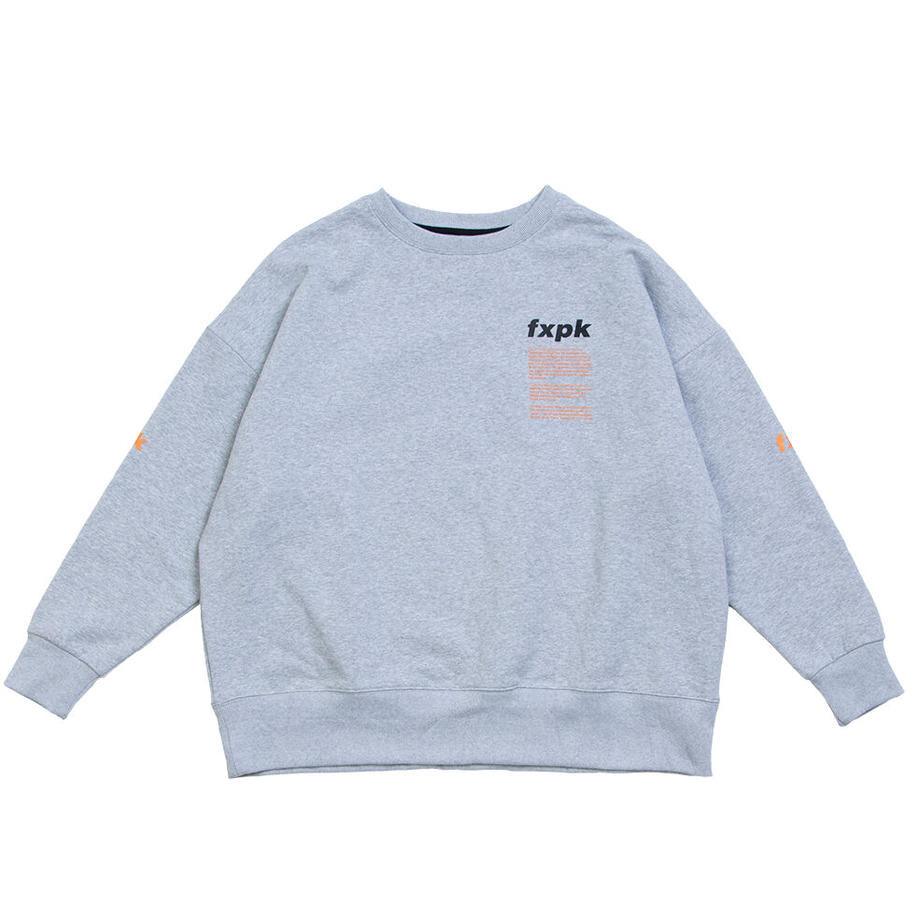 XSW-LINE 「FXP Heat warm」クルーネック GRAY - FLASH PACKER