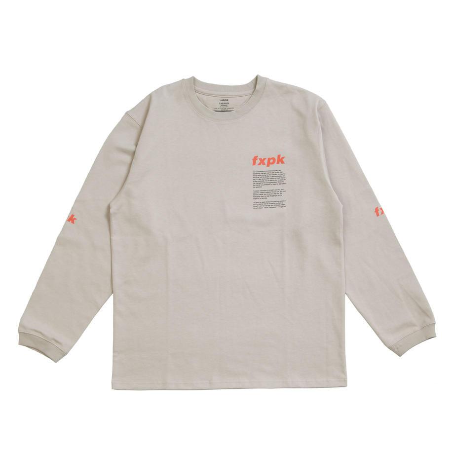 XHLT-AP（USコットン ヘビーオンス L/S TEE）BEIGE - FLASH PACKER