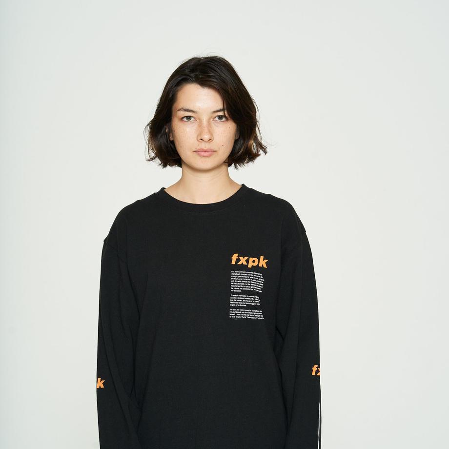 XHLT-AP（USコットン ヘビーオンス L/S TEE）BLACK - FLASH PACKER