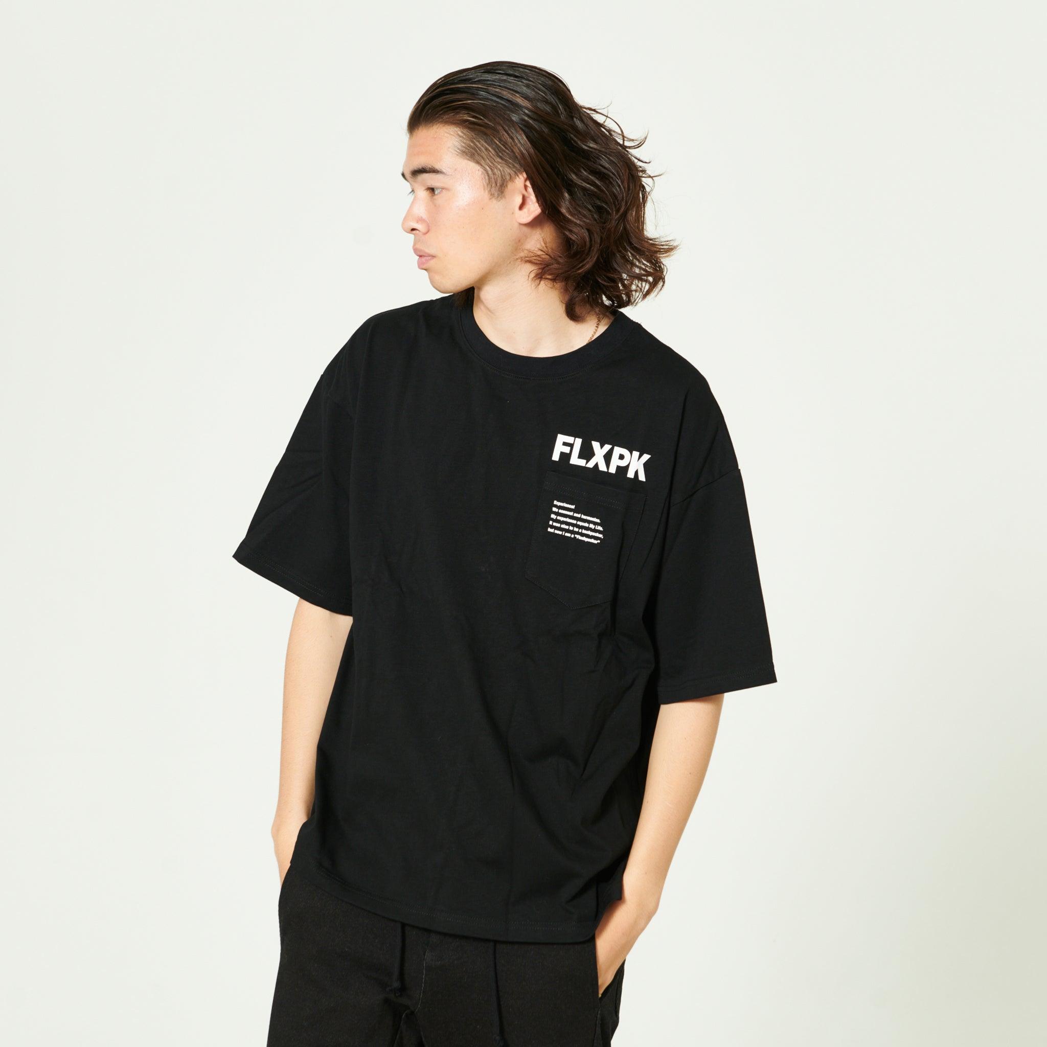 XPT-CM（胸ポケット TEE）BLACK - FLASH PACKER