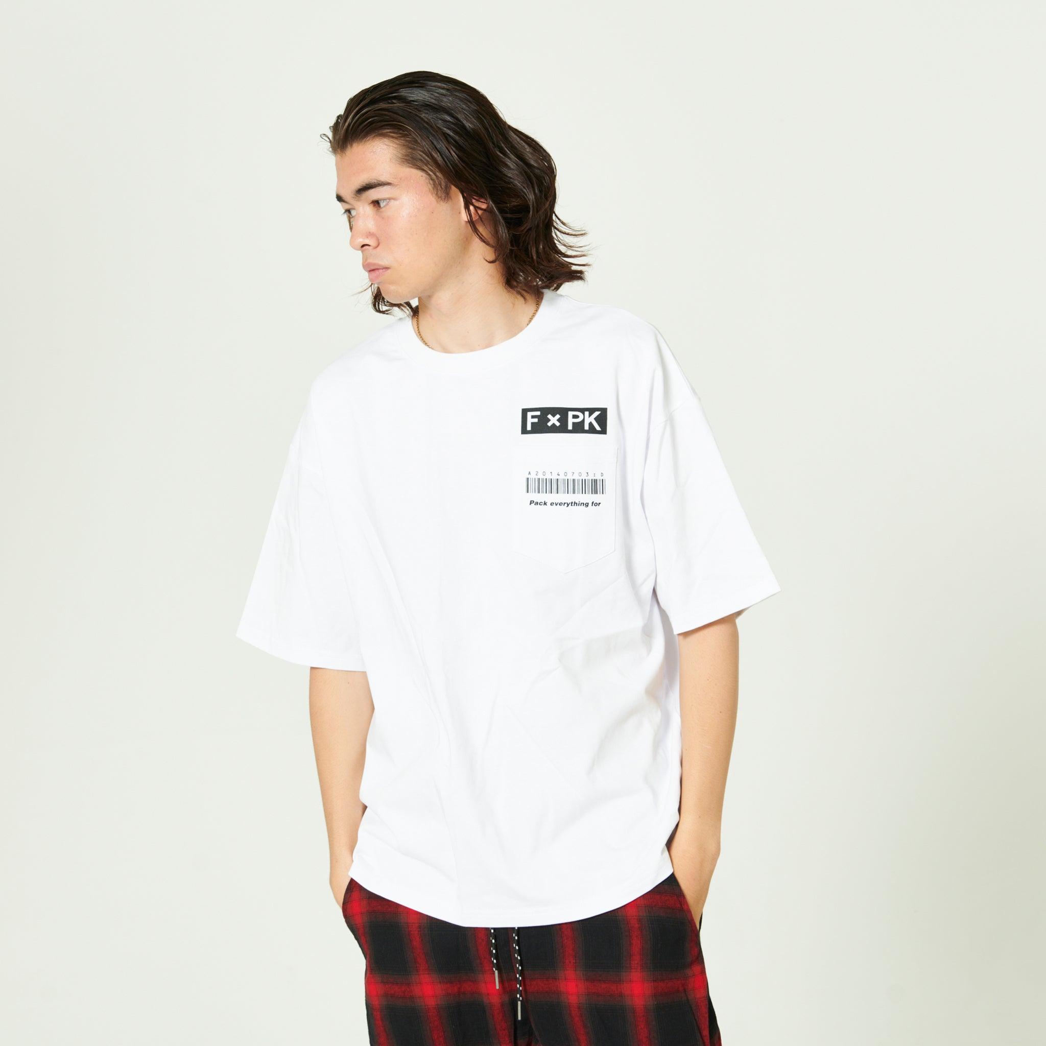 XPT-BAR（胸ポケット TEE）WHITE - FLASH PACKER