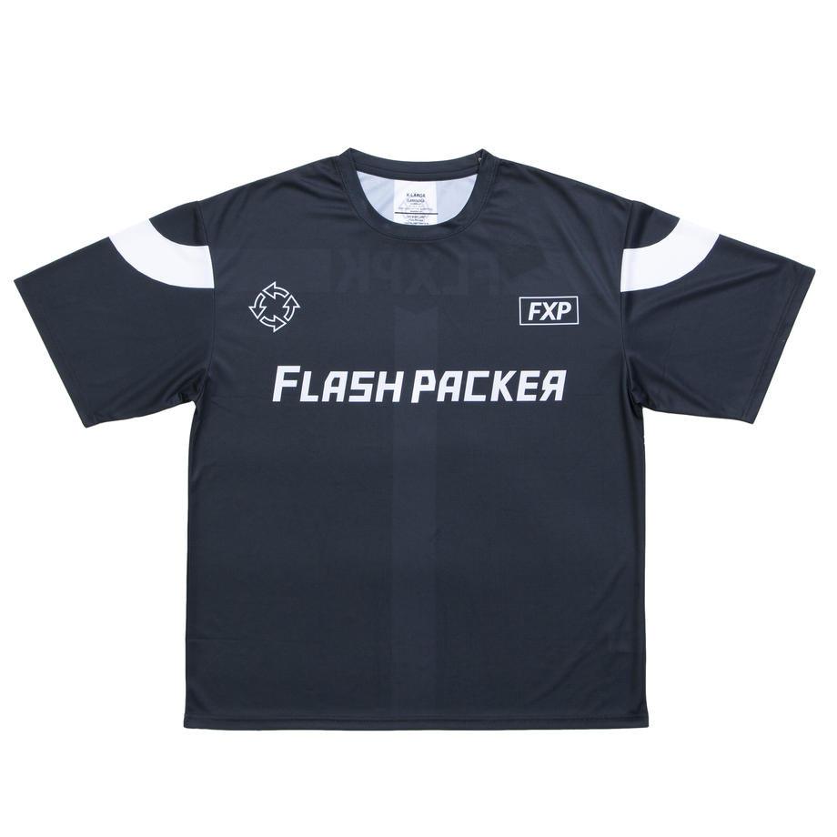 XMT-FTR（メッシュ・オーバーサイズTシャツ）BLACK - FLASH PACKER