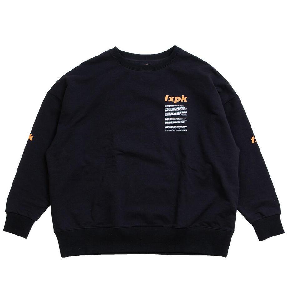 XSW-LINE 「FXP Heat warm」クルーネック BLACK - FLASH PACKER