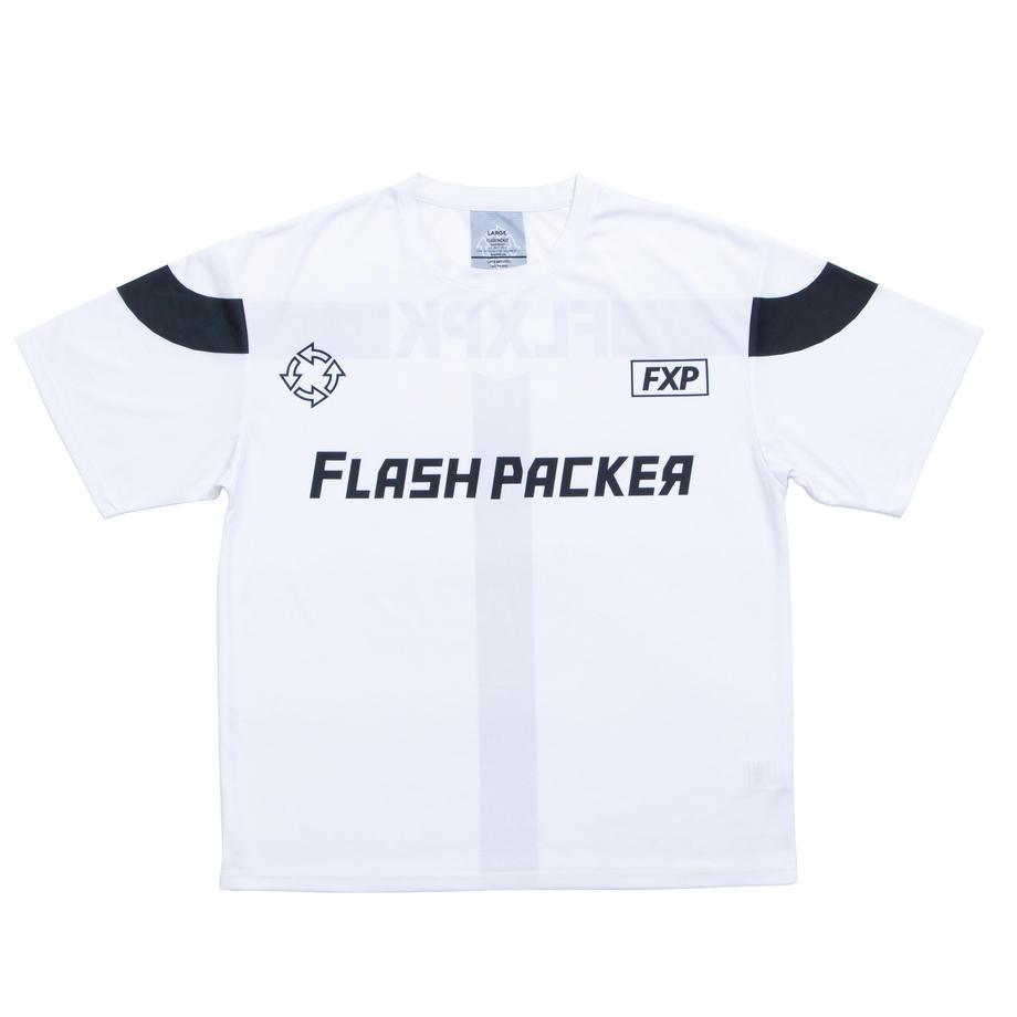 XMT-FTR（メッシュ・オーバーサイズTシャツ）WHITE - FLASH PACKER