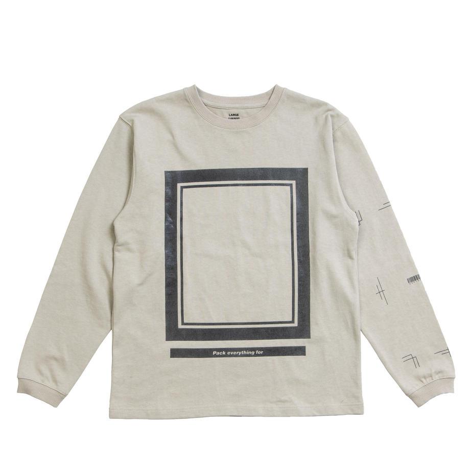 XHLT-FLAME（USコットン ヘビーオンス L/S TEE） BEIGE - FLASH PACKER