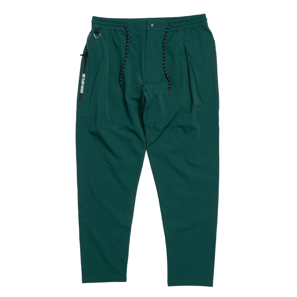 XNP-SLACKS（ストレッチナイロン スラックス）GREEN - BOTTOMS