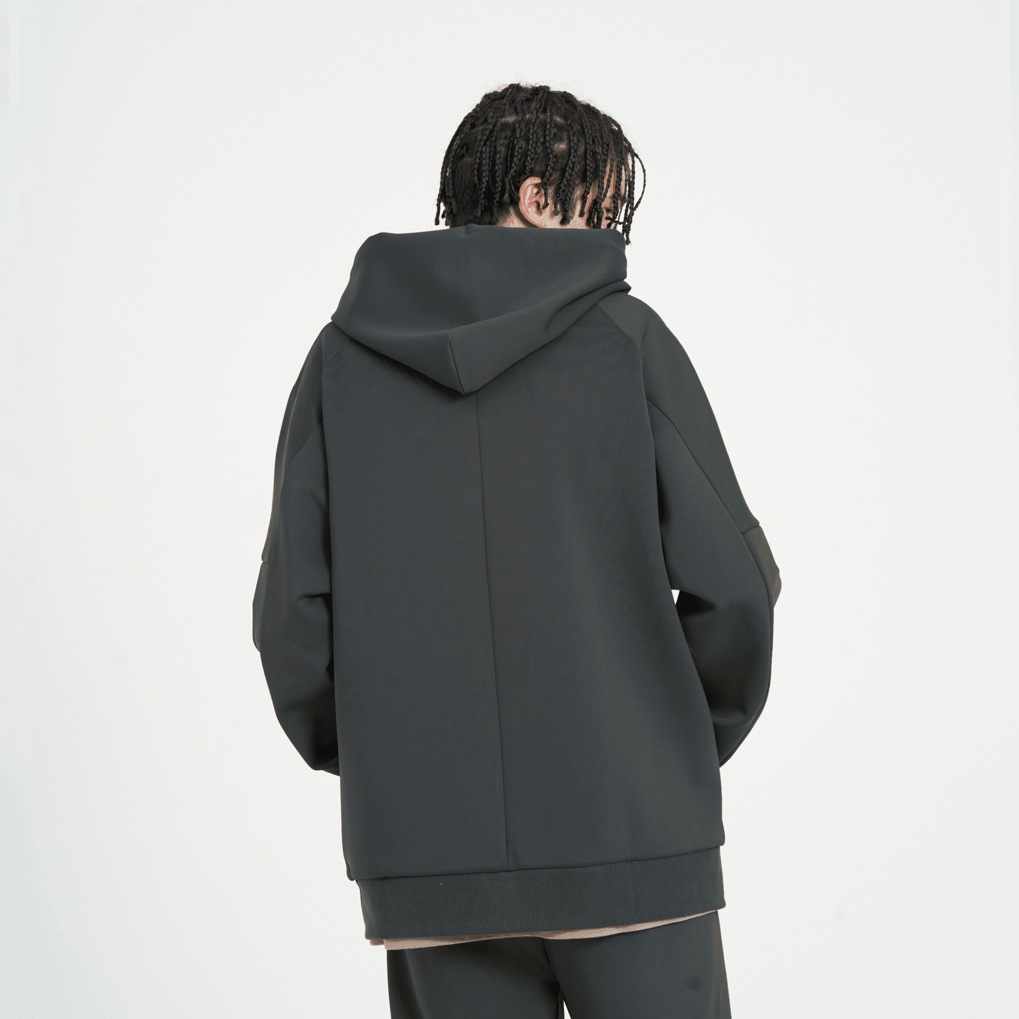 XNJP-SIM(ナイロンジャージーフーディー)CHARCOAL - TOPS (トップス XNJP-SIM(ナイロンジャージーフーディー)CHARCOAL - TOPS (トップス