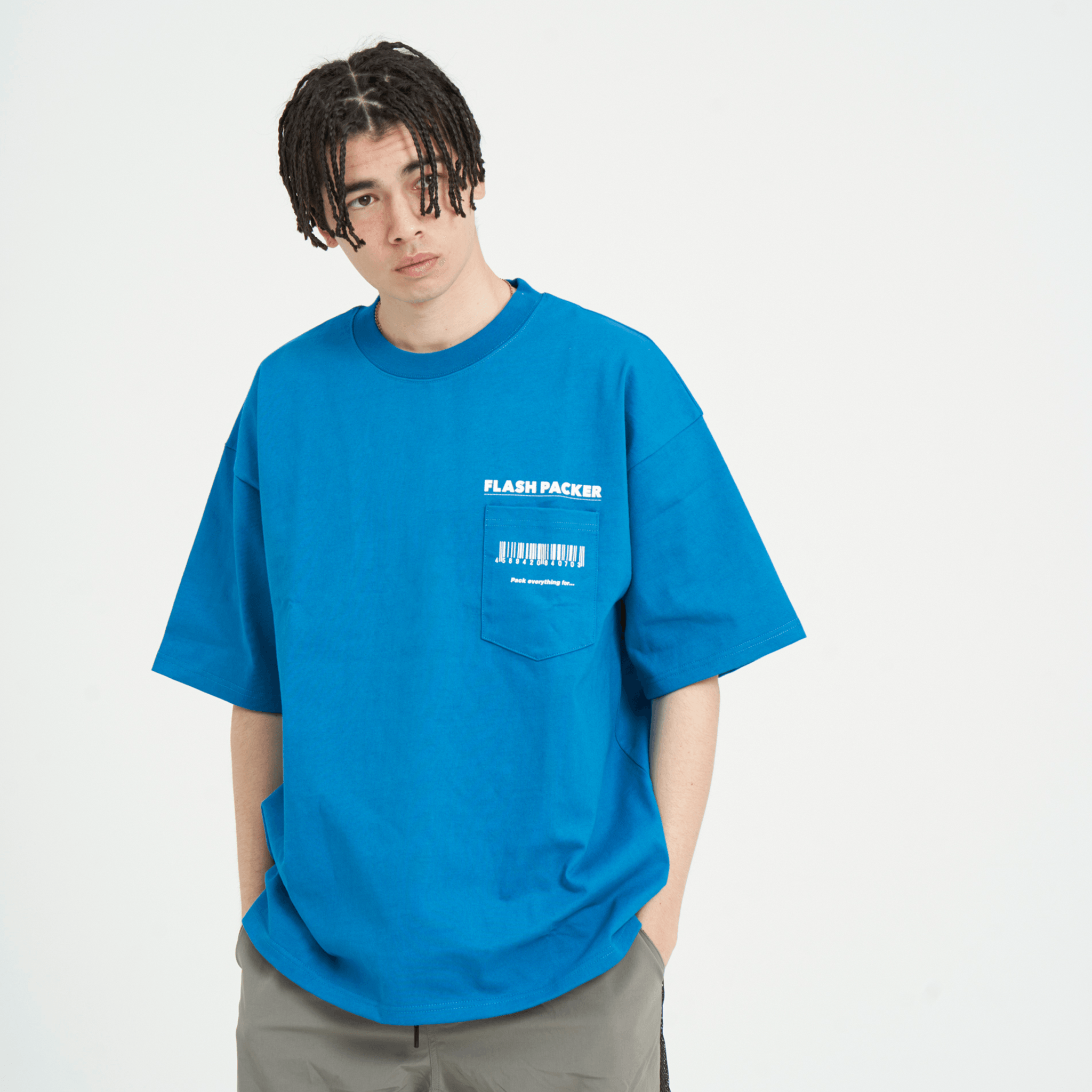 XT-PRG（ヘビーオンス TEE）BLUE - FLASH PACKER